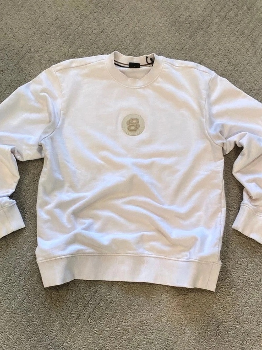 BOSS White Crewneck Sweatshirt Like New